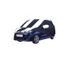 Allextreme MU5005 Car Body Cover Compatible with Maruti Suzuki Stingray Custom Fit Dustproof UV Heat Resistant Indoor Outdoor Body Protection (Navy Blue & White with Mirror)