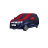 Allextreme MU5004 Car Body Cover Compatible with Maruti Suzuki Stingray Custom Fit Dustproof UV Heat Resistant Indoor Outdoor Body Protection (Navy Blue & Red with Mirror)