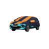 Allextreme MBV5001 Car Body Cover Compatible with Maruti Suzuki New Baleno Custom Fit Dustproof UV Heat Resistant Indoor Outdoor Body Protection (Blue with Mirror)