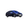 Allextreme HVK5002 Car Body Cover Compatible with Hyundai Verna Custom Fit Dustproof UV Heat Resistant Indoor Outdoor Body Protection (Navy Blue & Blue with Mirror)
