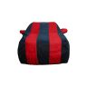 Allextreme CZ5004 Car Body Cover Compatible with City ZX Custom Fit Dustproof UV Heat Resistant Indoor Outdoor Body Protection (Navy Blue & Red with Mirror)
