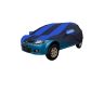 Allextreme MVK5002 Car Body Cover Compatible with Mahindra Verito Custom Fit Dustproof UV Heat Resistant Indoor Outdoor Body Protection (Navy Blue & Blue with Mirror)
