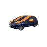 Allextreme TTK5003 Car Body Cover Compatible with Tata Tigor Custom Fit Dustproof UV Heat Resistant Indoor Outdoor Body Protection (Navy Blue & Orange with Mirror)