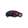 AllExtreme HVK5004 Car Body Cover Compatible with Hyundai Verna Custom Fit Dustproof UV Heat Resistant Indoor Outdoor Body Protection (Navy Blue & Red with Mirror)