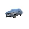 Allextreme TMK5001 Car Body Cover Compatible with Tata Manza Custom Fit Dustproof UV Heat Resistant Indoor Outdoor Body Protection (Blue with Mirror)