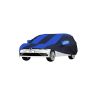 Allextreme VAK5002 Car Body Cover Compatible with Volkswagen Ameo Custom Fit Dustproof UV Heat Resistant Indoor Outdoor Body Protection (Navy Blue & Blue with Mirror)
