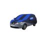 Allextreme TMK5002 Car Body Cover Compatible with Tata Manza Custom Fit Dustproof UV Heat Resistant Indoor Outdoor Body Protection (Navy Blue & Blue with Mirror)