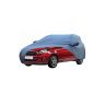 Allextreme VSK5001 Car Body Cover Compatible with Ford Aspire Custom Fit Dustproof UV Heat Resistant Indoor Outdoor Body Protection (Blue with Mirror)