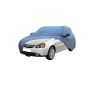 Allextreme TIS5001 Car Body Cover Compatible with Tata Indigo Custom Fit Dustproof UV Heat Resistant Indoor Outdoor Body Protection (Blue with Mirror)