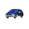 Allextreme HXS5002 Car Body Cover Compatible with Hyundai Xcent Custom Fit Dustproof UV Heat Resistant Indoor Outdoor Body Protection (Navy Blue & Blue with Mirror)