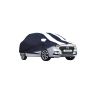 Allextreme HXS5005 Car Body Cover Compatible with Hyundai Xcent Custom Fit Dustproof UV Heat Resistant Indoor Outdoor Body Protection (Navy Blue & White with Mirror)