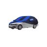 Allextreme VJE5002 Car Body Cover Compatible with Volkswagen Jetta Custom Fit Dustproof UV Heat Resistant Indoor Outdoor Body Protection (Navy Blue & Blue with Mirror)