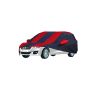 Allextreme MCE5004 Car Body Cover Compatible with Maruti Suzuki Ciaz Custom Fit Dustproof UV Heat Resistant Indoor Outdoor Body Protection (Navy Blue & Red with Mirror)