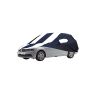 Allextreme VJE5005 Car Body Cover Compatible with Volkswagen Jetta Custom Fit Dustproof UV Heat Resistant Indoor Outdoor Body Protection (Navy Blue & White with Mirror)