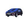 Allextreme NSE5002 Car Body Cover Compatible with Nissan Sunny Custom Fit Dustproof UV Heat Resistant Indoor Outdoor Body Protection (Navy Blue & Blue with Mirror)