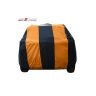 Allextreme SOE5003 Car Body Cover Compatible with Skoda Octavia Custom Fit Dustproof UV Heat Resistant Indoor Outdoor Body Protection (Navy Blue & Orange with Mirror)