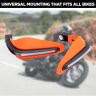 Allextreme EXHB2OR 7/8" 22mm Motorcycle Hand Guard with LED Light Universal Bike Handle Protector Shield Handlebar Protection Gear (Orange)