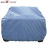 AllExtreme HS5001 Car Body Cover Compatible with Hyundai Santro Custom Fit Dustproof UV Heat Resistant Indoor Outdoor Body Protection (Blue with Mirror)