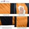 Allextreme KSG5003 Car Body Cover Compatible with Kia Sonet Custom Fit Dustproof UV Heat Resistant Indoor Outdoor Body Protection (Navy Blue & Orange with Mirror)