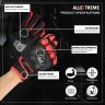Allextreme Probiker Protective Full Finger Gloves Anti-Skid Surface Breathable Bike Riding Glove for Motorcycle Cycling Climbing Mountaineering Hiking (XL, Red)