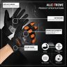 Allextreme Probiker Protective Full Finger Gloves Anti-Skid Surface Breathable Bike Riding Glove for Motorcycle Cycling Climbing Mountaineering Hiking (M, Orange)