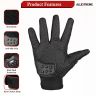 Allextreme Probiker Protective Full Finger Gloves Anti-Skid Surface Breathable Bike Riding Glove for Motorcycle Cycling Climbing Mountaineering Hiking (L, Black)