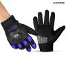 Allextreme Probiker Protective Full Finger Gloves Anti-Skid Surface Breathable Bike Riding Glove for Motorcycle Cycling Climbing Mountaineering Hiking (L, Blue)