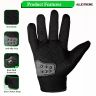 Allextreme Probiker Protective Full Finger Gloves Anti-Skid Surface Breathable Bike Riding Glove for Motorcycle Cycling Climbing Mountaineering Hiking (XXL, Green)