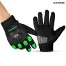 Allextreme Probiker Protective Full Finger Gloves Anti-Skid Surface Breathable Bike Riding Glove for Motorcycle Cycling Climbing Mountaineering Hiking (XXL, Green)