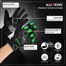 Allextreme Probiker Protective Full Finger Gloves Anti-Skid Surface Breathable Bike Riding Glove for Motorcycle Cycling Climbing Mountaineering Hiking (XXL, Green)