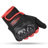 Allextreme Probiker Protective Full Finger Gloves Anti-Skid Surface Breathable Bike Riding Glove for Motorcycle Cycling Climbing Mountaineering Hiking (M, Red)