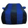 Allextreme MCP5002 Car Body Cover Compatible with Maruti Suzuki S-Cross Custom Fit Dustproof UV Heat Resistant Indoor Outdoor Body Protection (Navy Blue & Blue with Mirror)