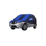 Allextreme NTP5002 Car Body Cover Compatible with Nissan Terrano Custom Fit Dustproof UV Heat Resistant Indoor Outdoor Body Protection (Navy Blue & Blue with Mirror)