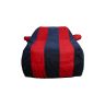 Allextreme HKP5004 Car Body Cover Compatible with Hyundai Kona Custom Fit Dustproof UV Heat Resistant Indoor Outdoor Body Protection (Navy Blue & Red with Mirror)