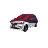 Allextreme MSP5004 Car Body Cover Compatible with Maruti Suzuki Ertiga Custom Fit Dustproof UV Heat Resistant Indoor Outdoor Body Protection (Navy Blue & Red with Mirror)