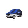 Allextreme KSP5002 Car Body Cover Compatible with Kia Seltos Custom Fit Dustproof UV Heat Resistant Indoor Outdoor Body Protection (Navy Blue & Blue with Mirror)