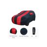 Allextreme CTZ5004 Car Body Cover Compatible with Chevrolet Tavera Custom Fit Dustproof UV Heat Resistant Indoor Outdoor Body Protection (Navy Blue & Red with Mirror)