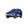 Allextreme RCZ5002 Car Body Cover Compatible with Renault Captur Custom Fit Dustproof UV Heat Resistant Indoor Outdoor Body Protection (Navy Blue & Blue with Mirror)