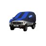 Allextreme MGZ5002 Car Body Cover Compatible with Maruti Suzuki Gypsy Custom Fit Dustproof UV Heat Resistant Indoor Outdoor Body Protection (Navy Blue & Blue with Mirror)
