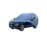 Allextreme TSY5001 Car Body Cover Compatible with Tata Safari Custom Fit Dustproof UV Heat Resistant Indoor Outdoor Body Protection (Blue with Mirror)