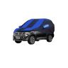 Allextreme NPY5002 Car Body Cover Compatible with Nissan Petrol Custom Fit Dustproof UV Heat Resistant Indoor Outdoor Body Protection (Navy Blue & Blue with Mirror)