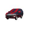 Allextreme IOY5004 Car Body Cover Compatible with Innova old Custom Fit Dustproof UV Heat Resistant Indoor Outdoor Body Protection (Navy Blue & Red with Mirror)