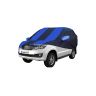 Allextreme TFB5002 Car Body Cover Compatible with Toyota Fortuner Custom Fit Dustproof UV Heat Resistant Indoor Outdoor Body Protection (Navy Blue & Blue with Mirror)