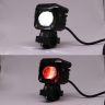 Allextreme EX20RS2 LED Fog Light Spot Beam Projector Lens Heavy Duty Waterproof Driving Lamp for Motorcycle Bike Car SUV (20W, 2 PCs)