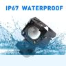 Allextreme EX20RS2 LED Fog Light Spot Beam Projector Lens Heavy Duty Waterproof Driving Lamp for Motorcycle Bike Car SUV (20W, 2 PCs)