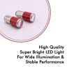 Allextreme ‎BAY15D 1157 LED Parking Bulb 5W Universal Ultra-Bright Brake Tail Light for Car (Red, 2 Pcs)