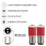 Allextreme ‎BAY15D 1157 LED Parking Bulb 5W Universal Ultra-Bright Brake Tail Light for Car (Red, 2 Pcs)