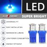 Allextreme EX5P001 T10 Led Parking Light 5 SMD Car Interior Pilot Licence Plate Dome Bulb for Bike/Motorcycle and Cars (Blue, 1W)