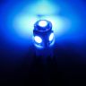 Allextreme EX5P001 T10 Led Parking Light 5 SMD Car Interior Pilot Licence Plate Dome Bulb for Bike/Motorcycle and Cars (Blue, 1W)