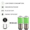 Allextreme ‎BAY15D 1157 LED Parking Bulb 5W Universal Ultra-Bright Brake Tail Light for Car (Green, 2 Pcs)